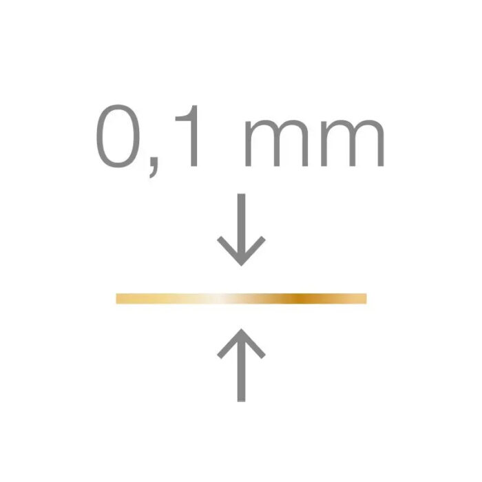 GOLDSTADT professional Kleepklambri 5-komplekt (0,1 mm, 5 x 10 tk) - Image 4